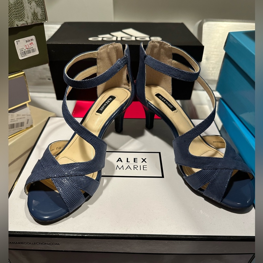 Brand new blue colored heels